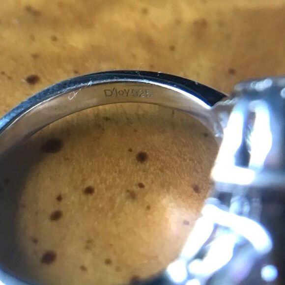 Natural Labradorite Mystic Topaz Sterling Silver Ring Size 7 - Picture 5 of 7